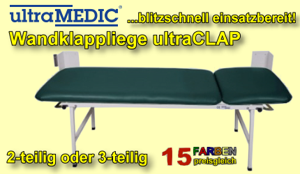 Massageliegen-Wandklappliege-ultraMEDIC